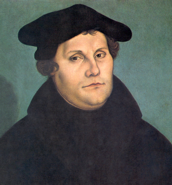 Martin Luther, malt av Lucas Cranach den eldre